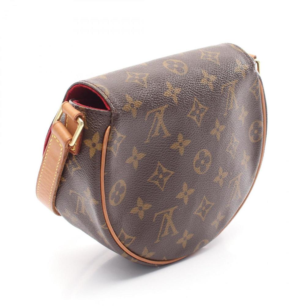 LOUIS VUITTON Authentic Brown Monogram Leather Shoulder Bag - Picture 3 of 11